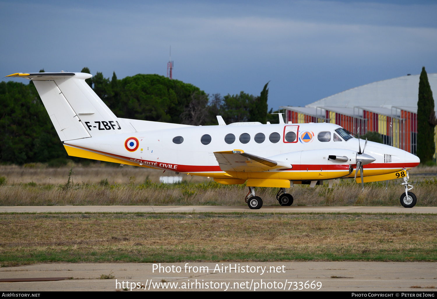 Aircraft Photo of F-ZBFJ | Beech B200 Super King Air | Sécurité Civile | AirHistory.net #733669