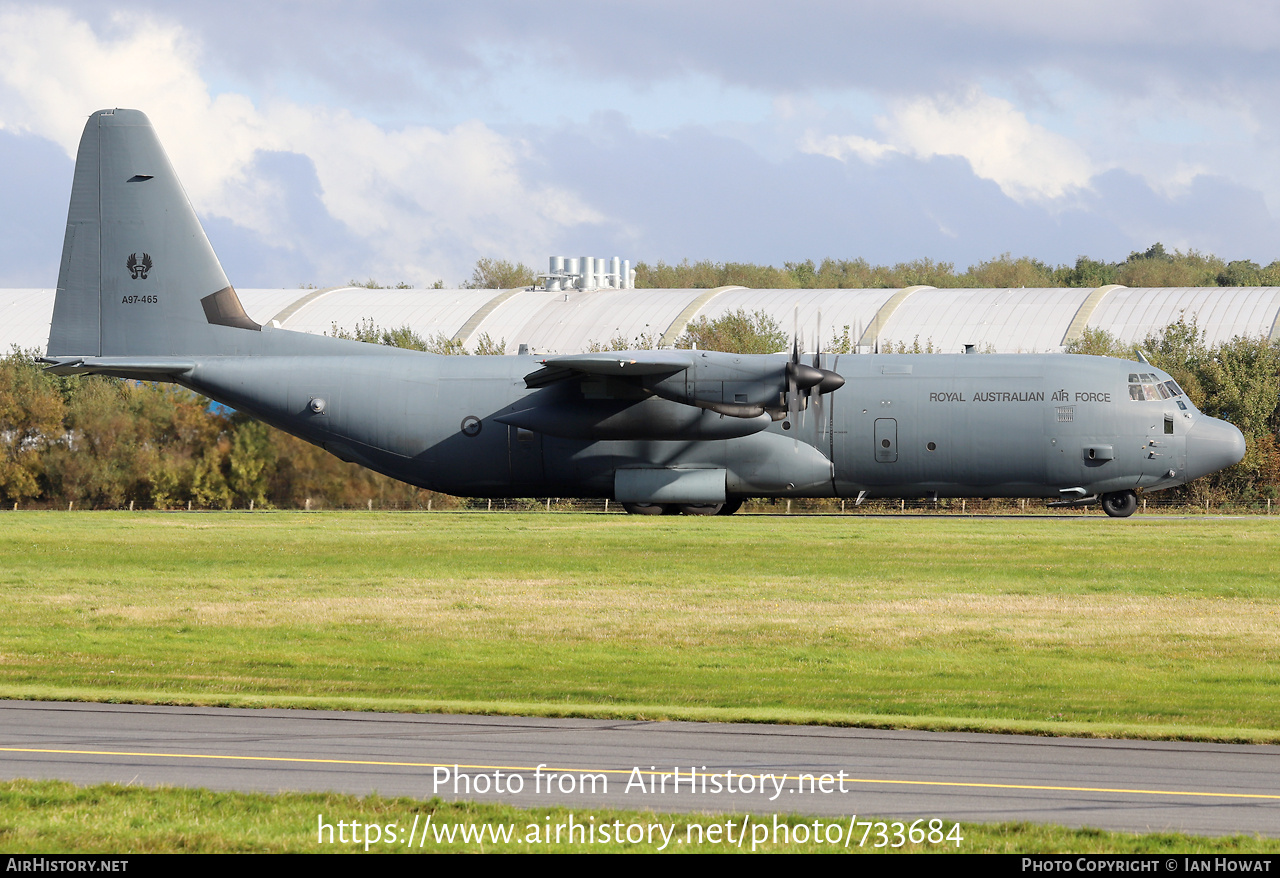 Aircraft Photo of A97-465 | Lockheed Martin C-130J-30 Hercules | Australia - Air Force | AirHistory.net #733684