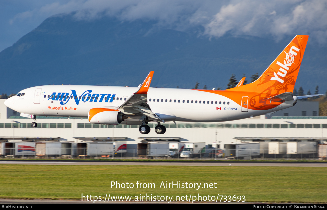 Aircraft Photo of C-FNYA | Boeing 737-8AL | Air North | AirHistory.net #733693