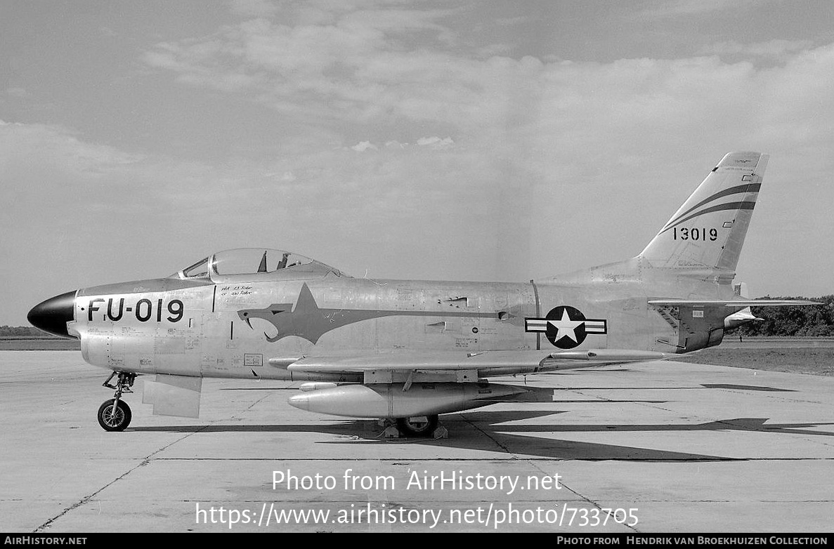 Aircraft Photo of 51-3019 | North American F-86D Sabre | USA - Air Force | AirHistory.net #733705