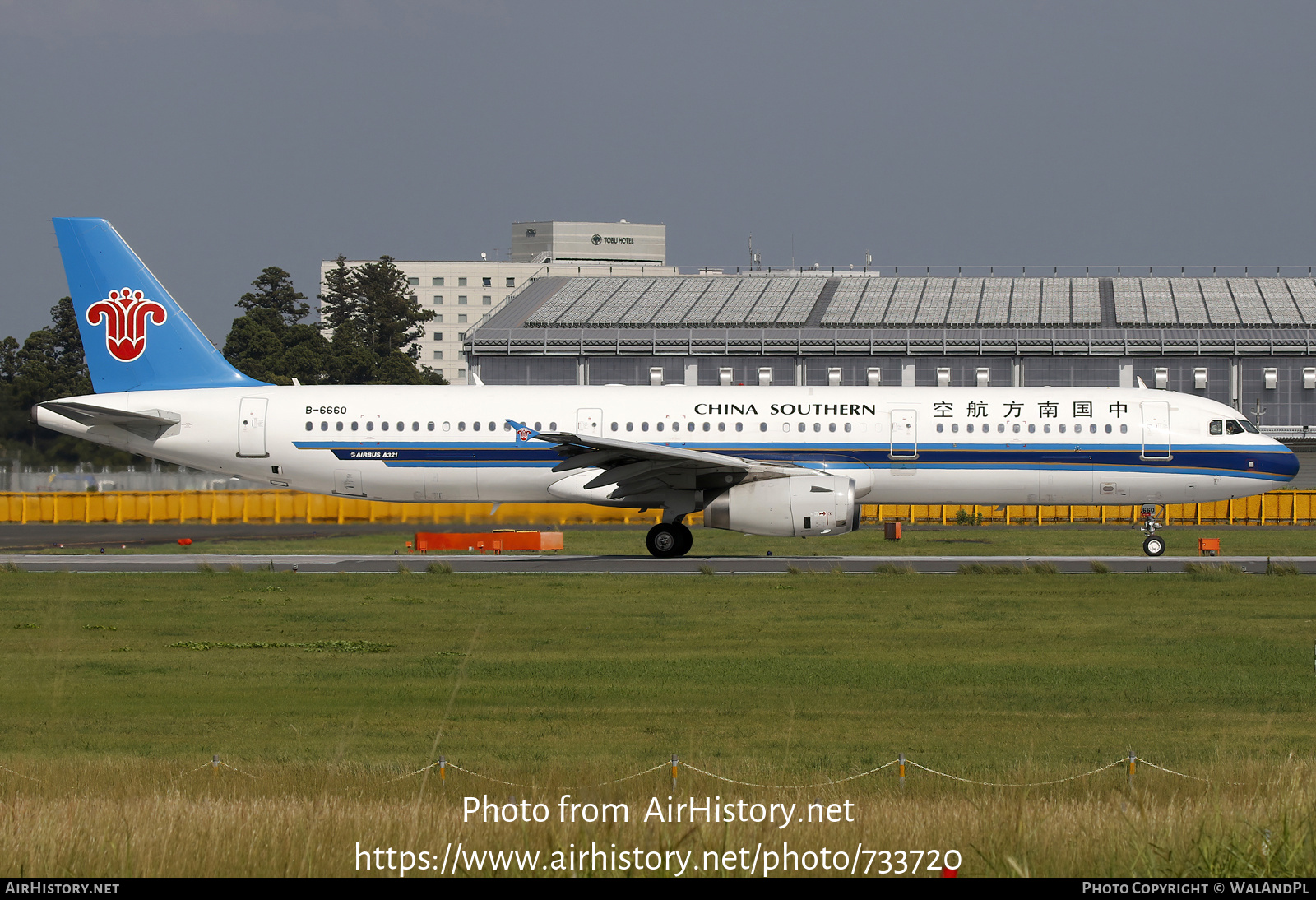 Aircraft Photo of B-6660 | Airbus A321-231 | China Southern Airlines | AirHistory.net #733720