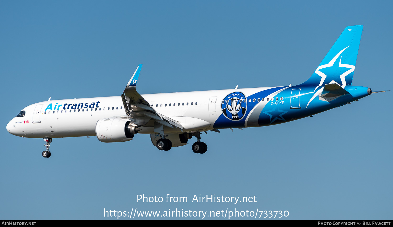 Aircraft Photo of C-GOKE | Airbus A321-271NX | Air Transat | AirHistory.net #733730