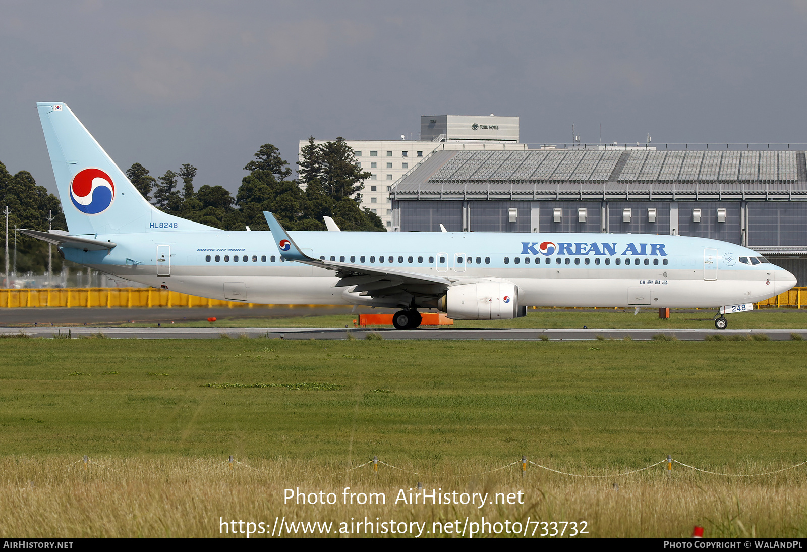 Aircraft Photo of HL8248 | Boeing 737-9B5/ER | Korean Air | AirHistory.net #733732