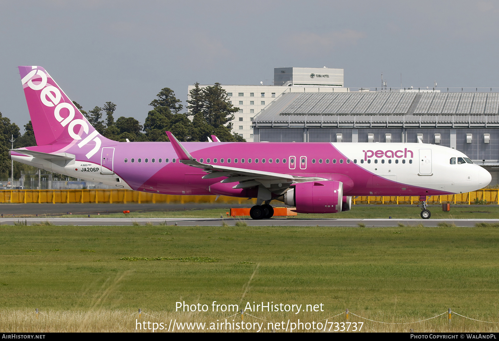 Aircraft Photo of JA206P | Airbus A320-251N | Peach Aviation | AirHistory.net #733737