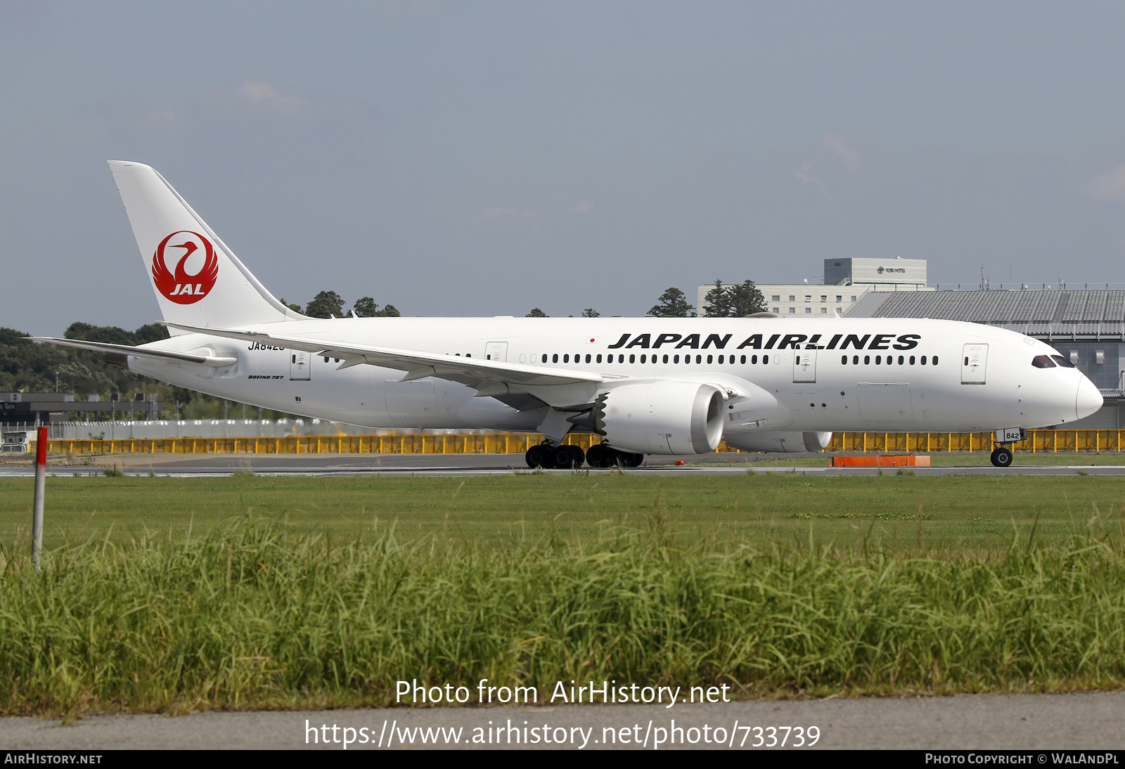 Aircraft Photo of JA842J | Boeing 787-8 Dreamliner | Japan Airlines - JAL | AirHistory.net #733739