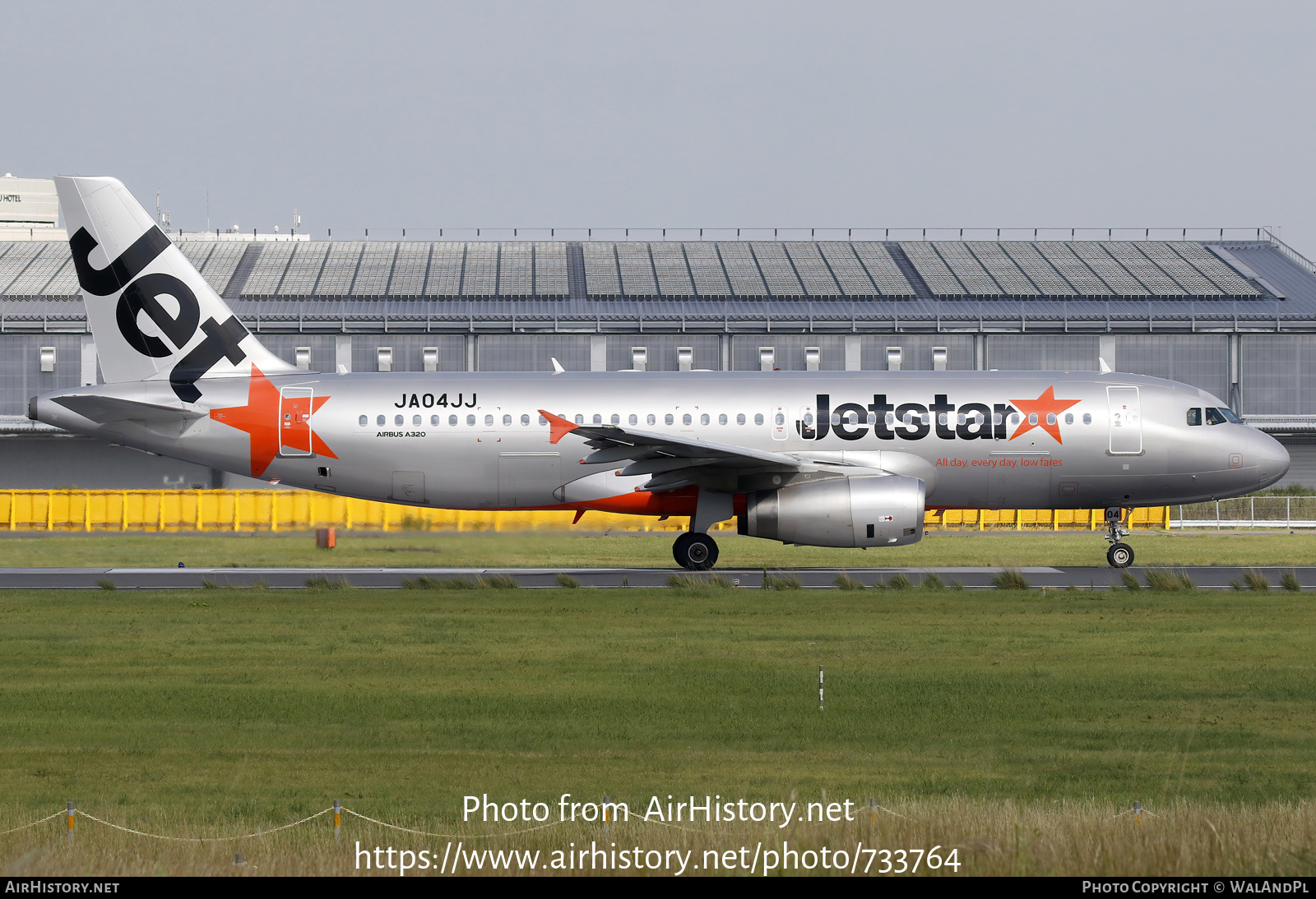 Aircraft Photo of JA04JJ | Airbus A320-232 | Jetstar Airways | AirHistory.net #733764