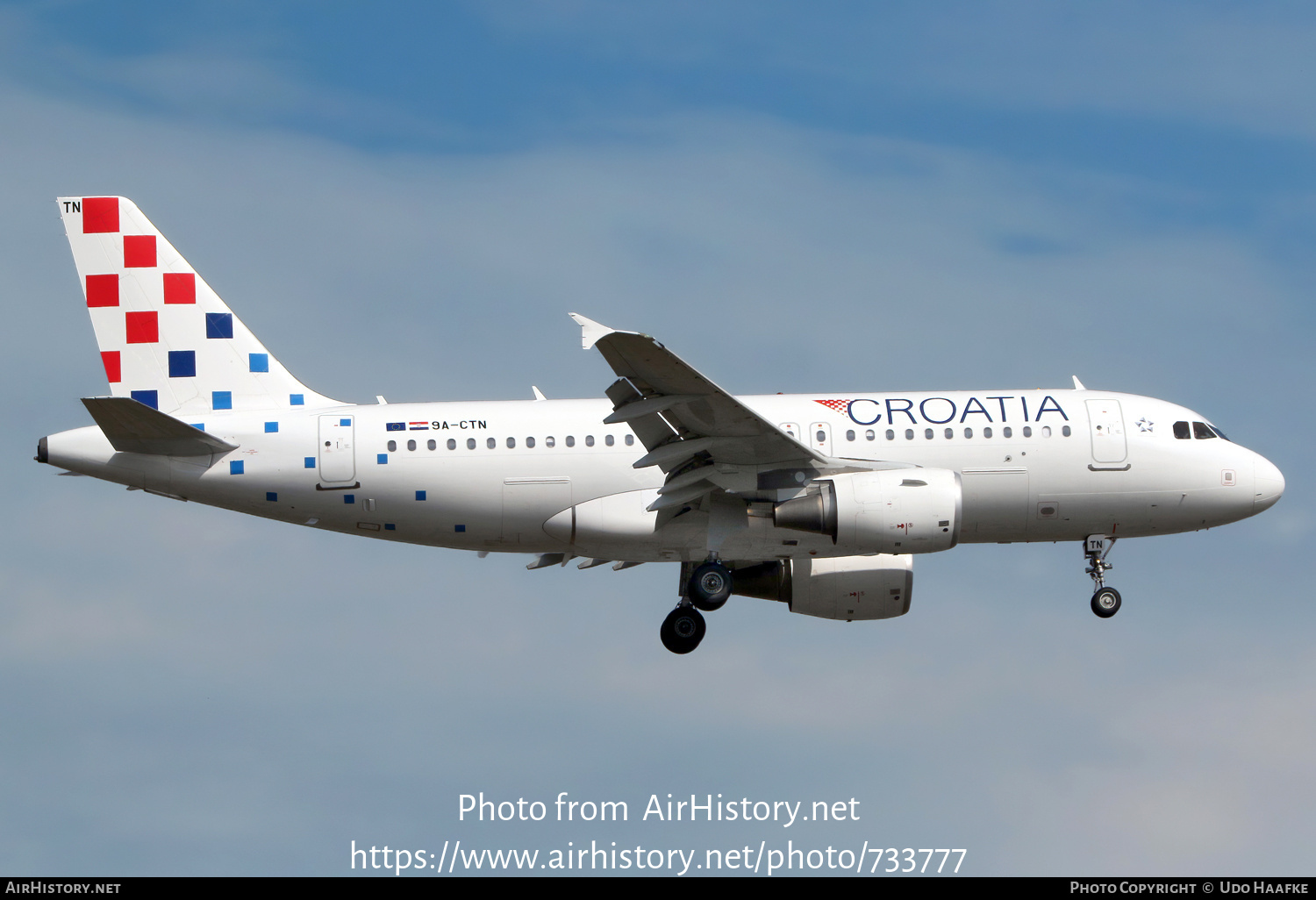 Aircraft Photo of 9A-CTN | Airbus A319-112 | Croatia Airlines | AirHistory.net #733777