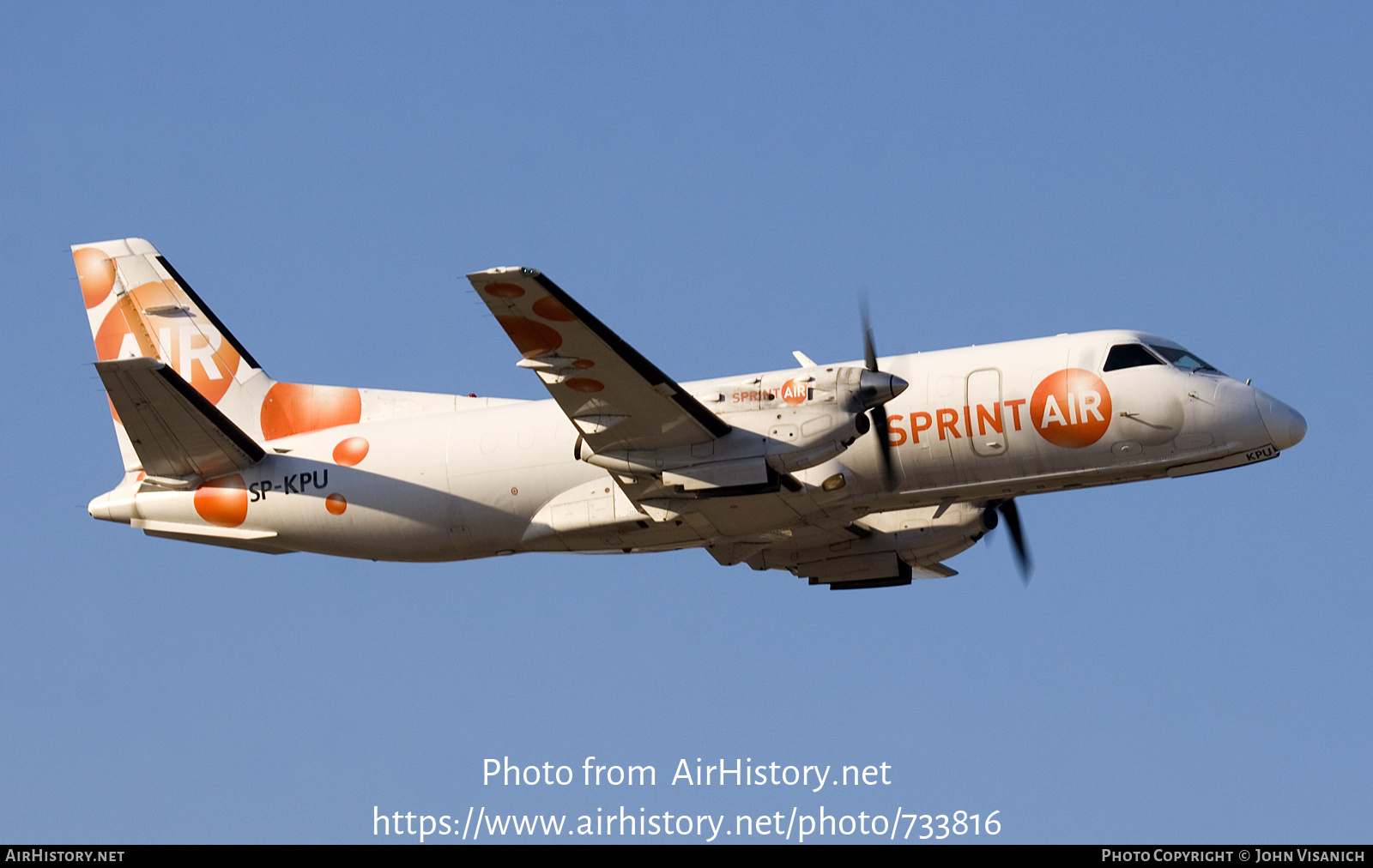 Aircraft Photo of SP-KPU | Saab 340A/F | Sprint Air | AirHistory.net #733816