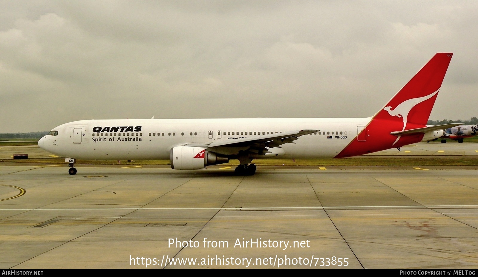 Aircraft Photo of VH-OGO | Boeing 767-338/ER | Qantas | AirHistory.net #733855