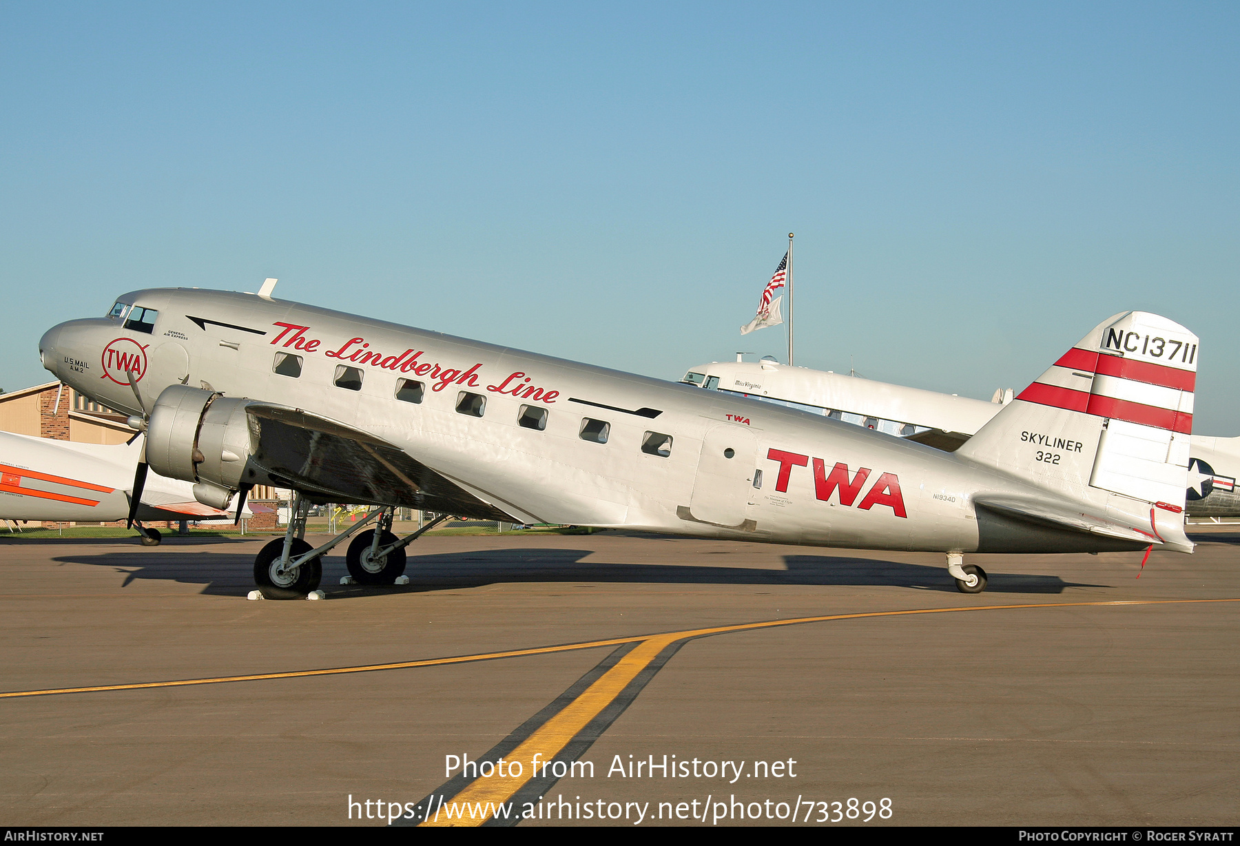 Aircraft Photo of N1934D / NC13711 | Douglas DC-2-118B | TWA - Transcontinental and Western Air | AirHistory.net #733898