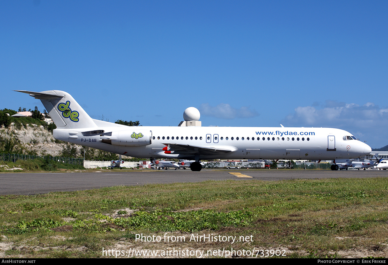 Aircraft Photo of PJ-DAB | Fokker 100 (F28-0100) | DAE - Dutch Antilles Express | AirHistory.net #733902