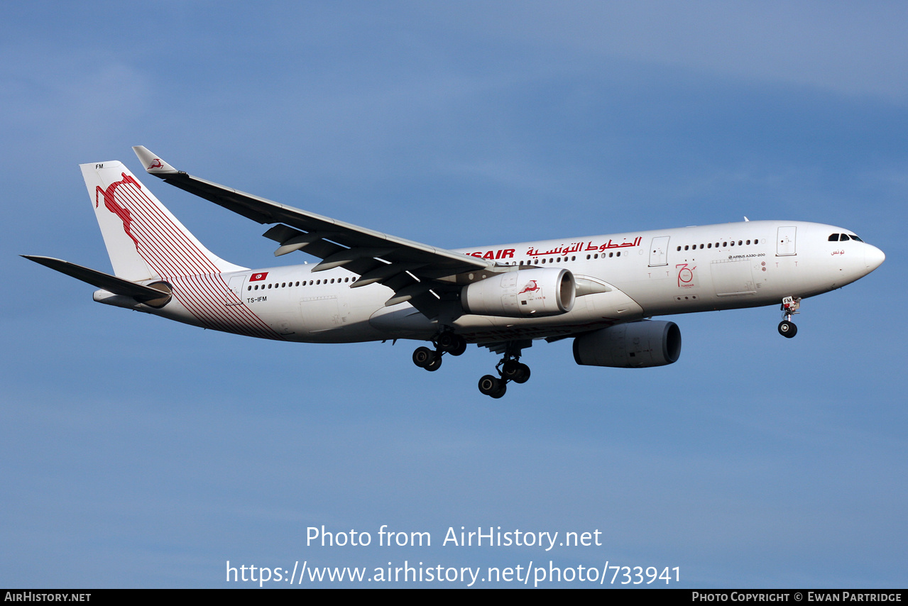 Aircraft Photo of TS-IFM | Airbus A330-243 | Tunisair | AirHistory.net #733941