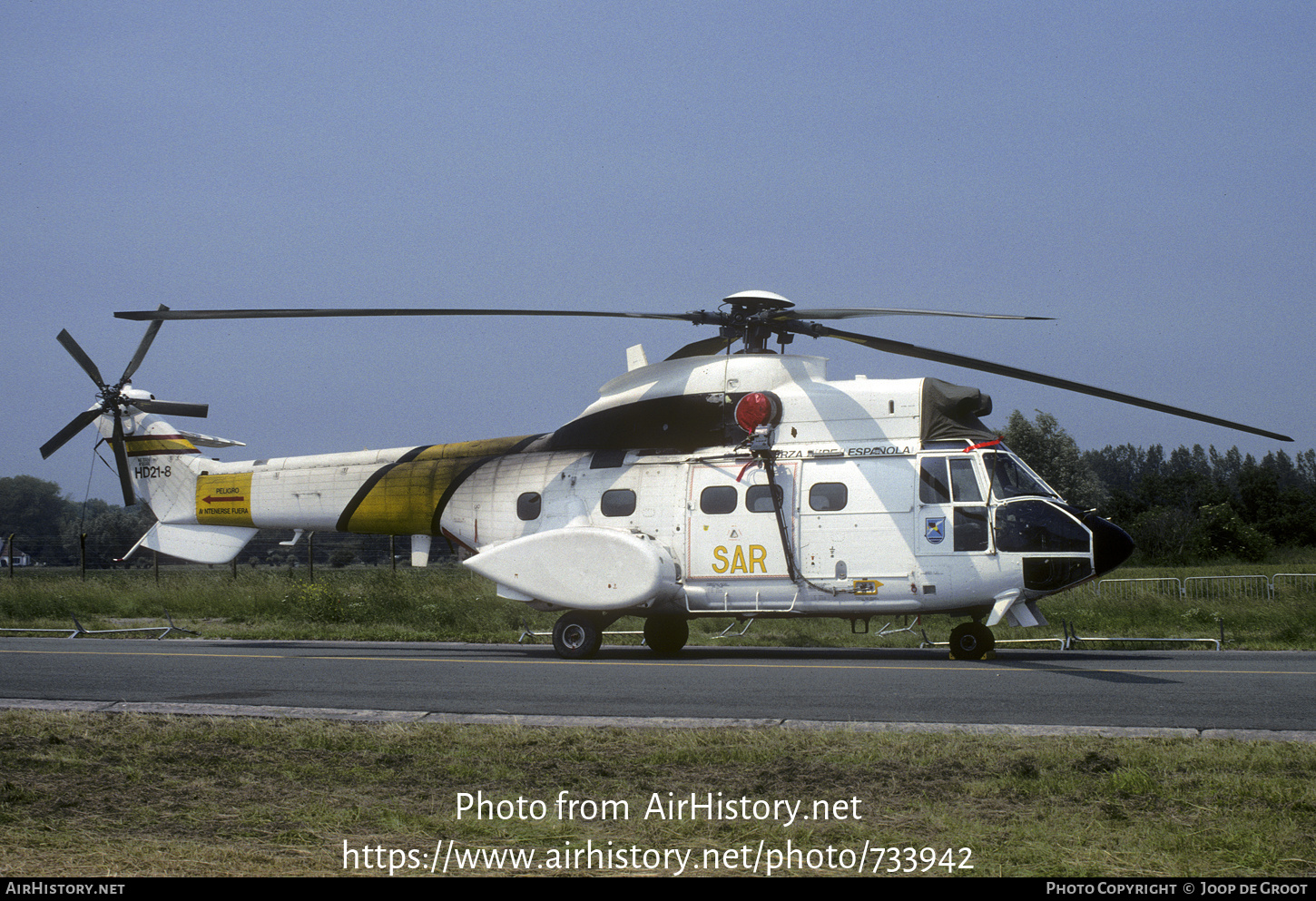 Aircraft Photo of HD21-8 | Aerospatiale AS-332B Super Puma | Spain - Air Force | AirHistory.net #733942