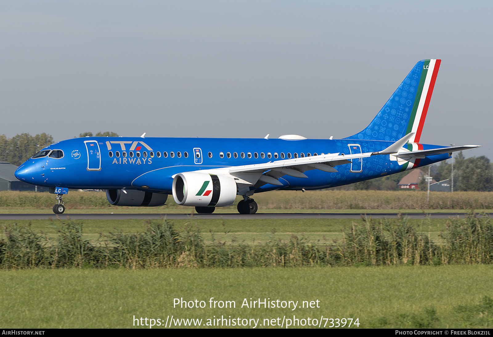 Aircraft Photo of EI-HLC | Airbus A220-100 (BD-500-1A10) | ITA Airways | AirHistory.net #733974