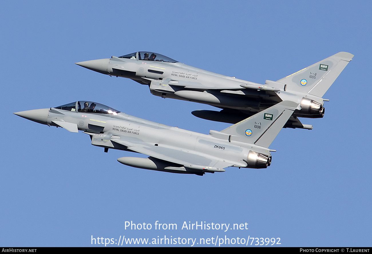 Aircraft Photo of 1006 / ZK065 | Eurofighter EF-2000 Typhoon | Saudi Arabia - Air Force | AirHistory.net #733992