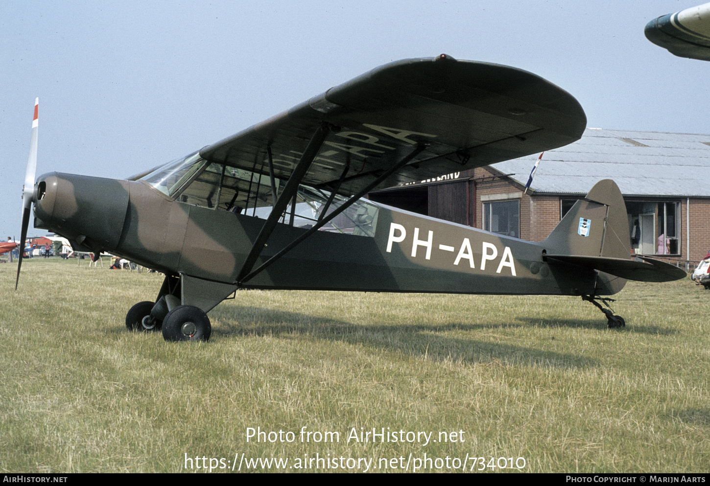 Aircraft Photo of PH-APA | Piper L-21B Super Cub | Vliegclub Midden Zeeland - VMZ | AirHistory.net #734010