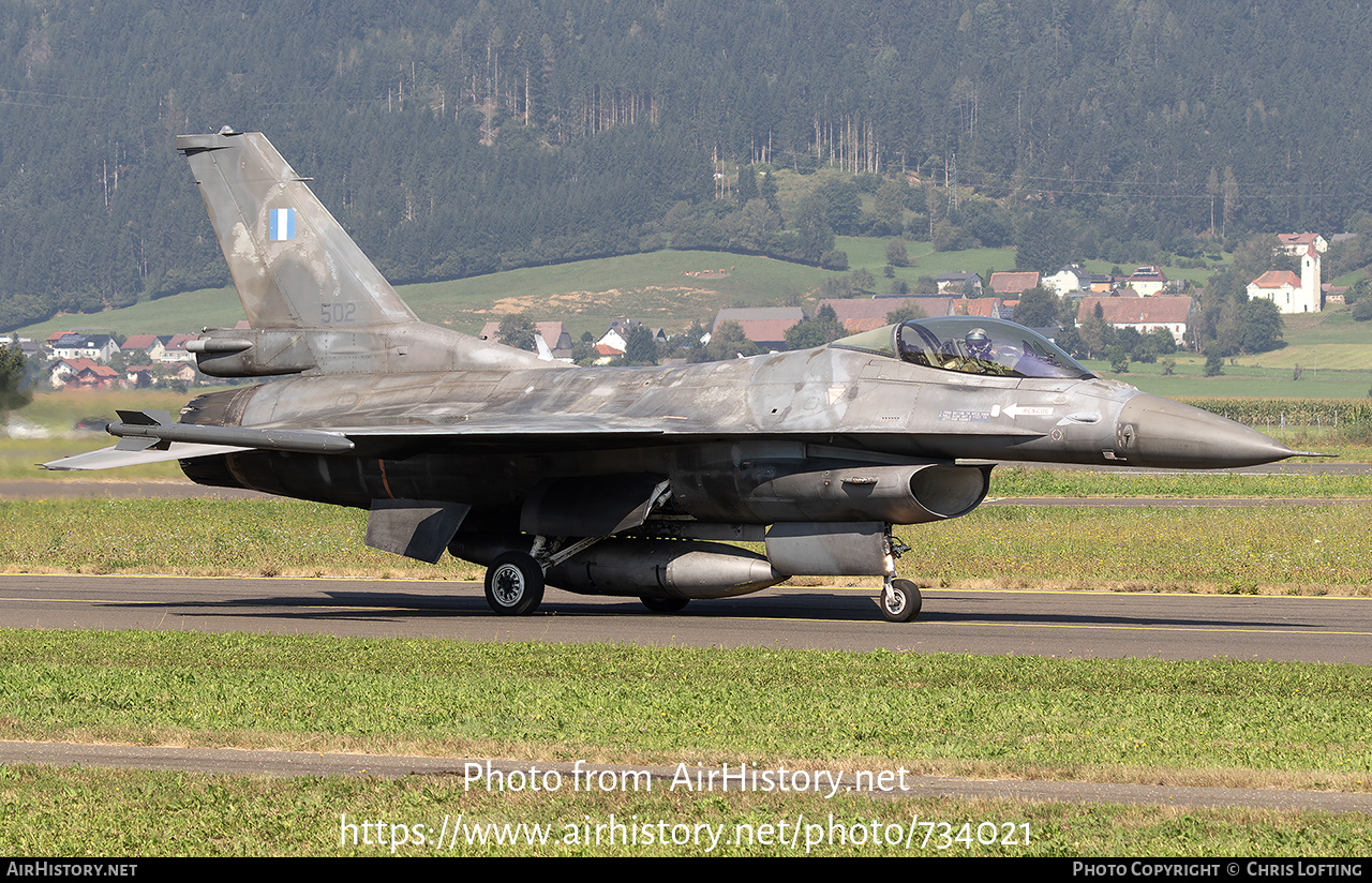 Aircraft Photo of 502 | Lockheed Martin F-16CJ Fighting Falcon | Greece - Air Force | AirHistory.net #734021