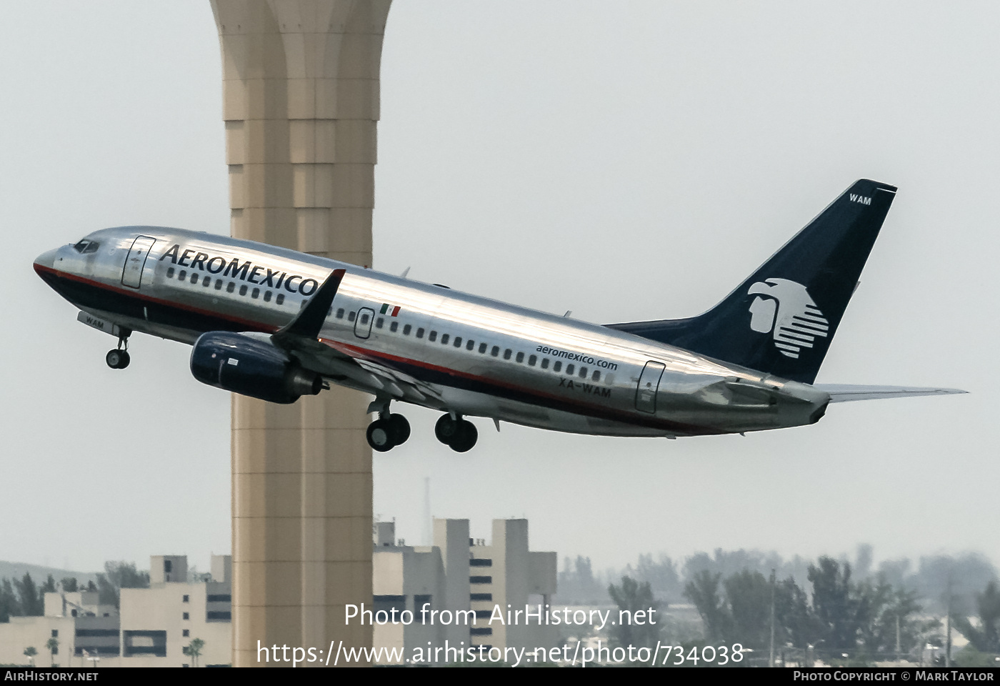 Aircraft Photo of XA-WAM | Boeing 737-752 | AeroMéxico | AirHistory.net #734038