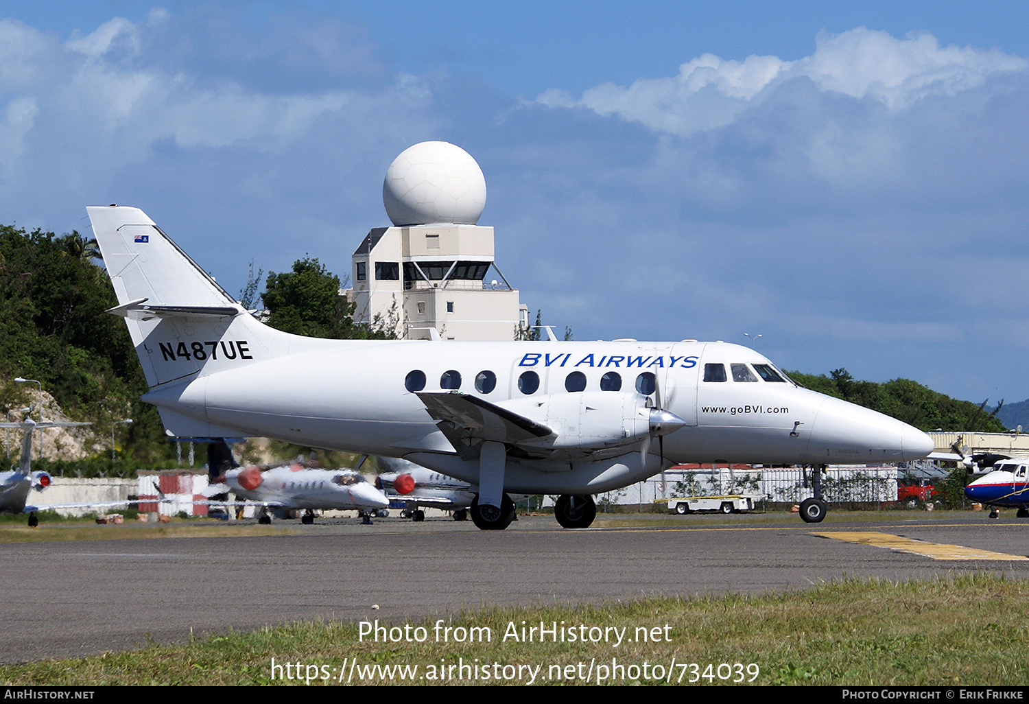 Aircraft Photo of N487UE | British Aerospace BAe-3201 Jetstream Super 31 | BVI Airways | AirHistory.net #734039