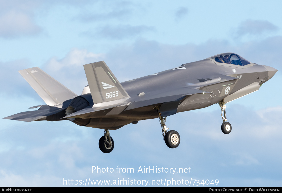 Aircraft Photo of 5669 | Lockheed Martin F-35A Lightning II | Norway - Air Force | AirHistory.net #734049