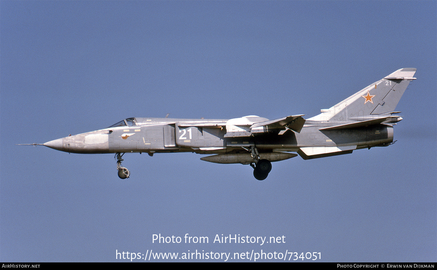 Aircraft Photo of 21 white | Sukhoi Su-24MR | Soviet Union - Air Force | AirHistory.net #734051