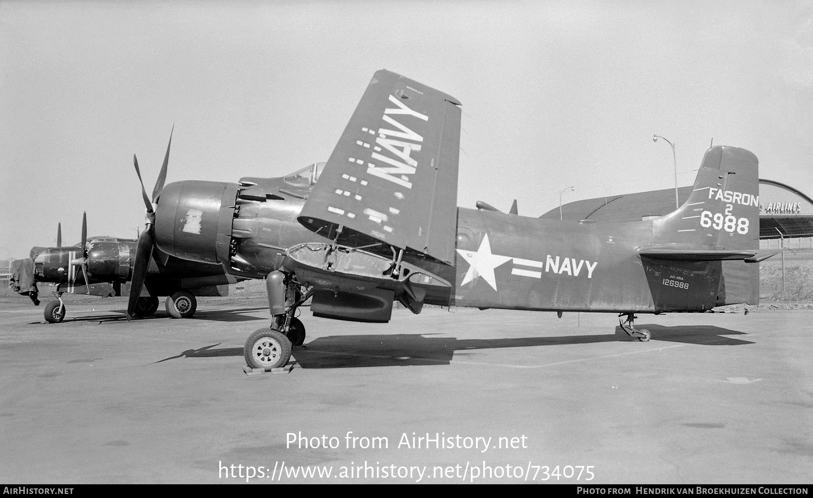 Aircraft Photo of 126988 | Douglas AD-4NA Skyraider | USA - Navy ...