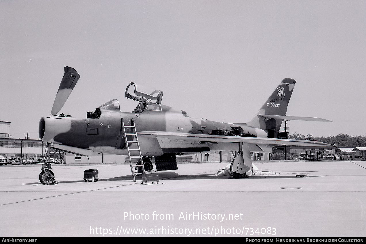 Aircraft Photo of 52-8837 / 0-28837 | Republic F-84F Thunderstreak | USA - Air Force | AirHistory.net #734083