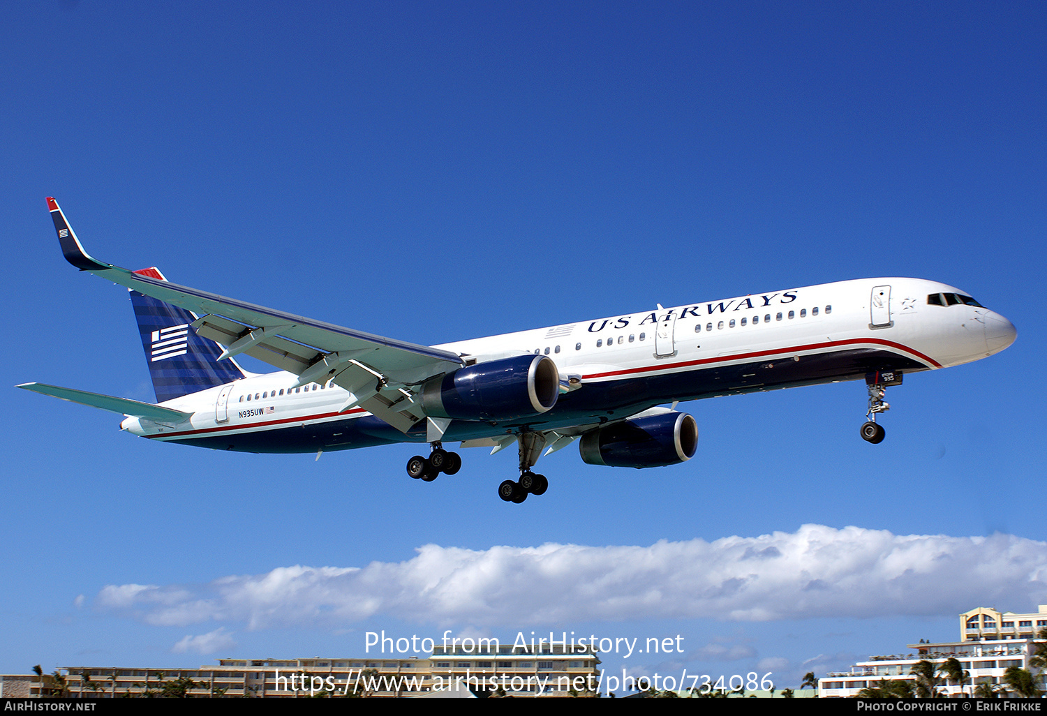 Aircraft Photo of N935UW | Boeing 757-2B7 | US Airways | AirHistory.net #734086