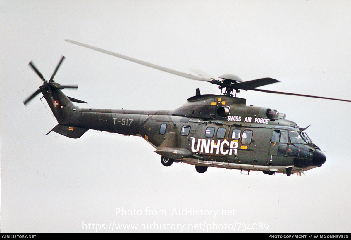 Aircraft Photo of T-317 | Aerospatiale TH89 Super Puma (AS-332M1) | Switzerland - Air Force | AirHistory.net #734089