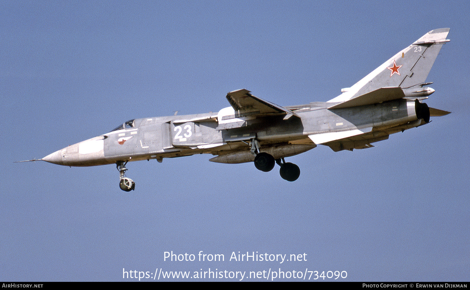 Aircraft Photo of 23 white | Sukhoi Su-24MR | Soviet Union - Air Force | AirHistory.net #734090