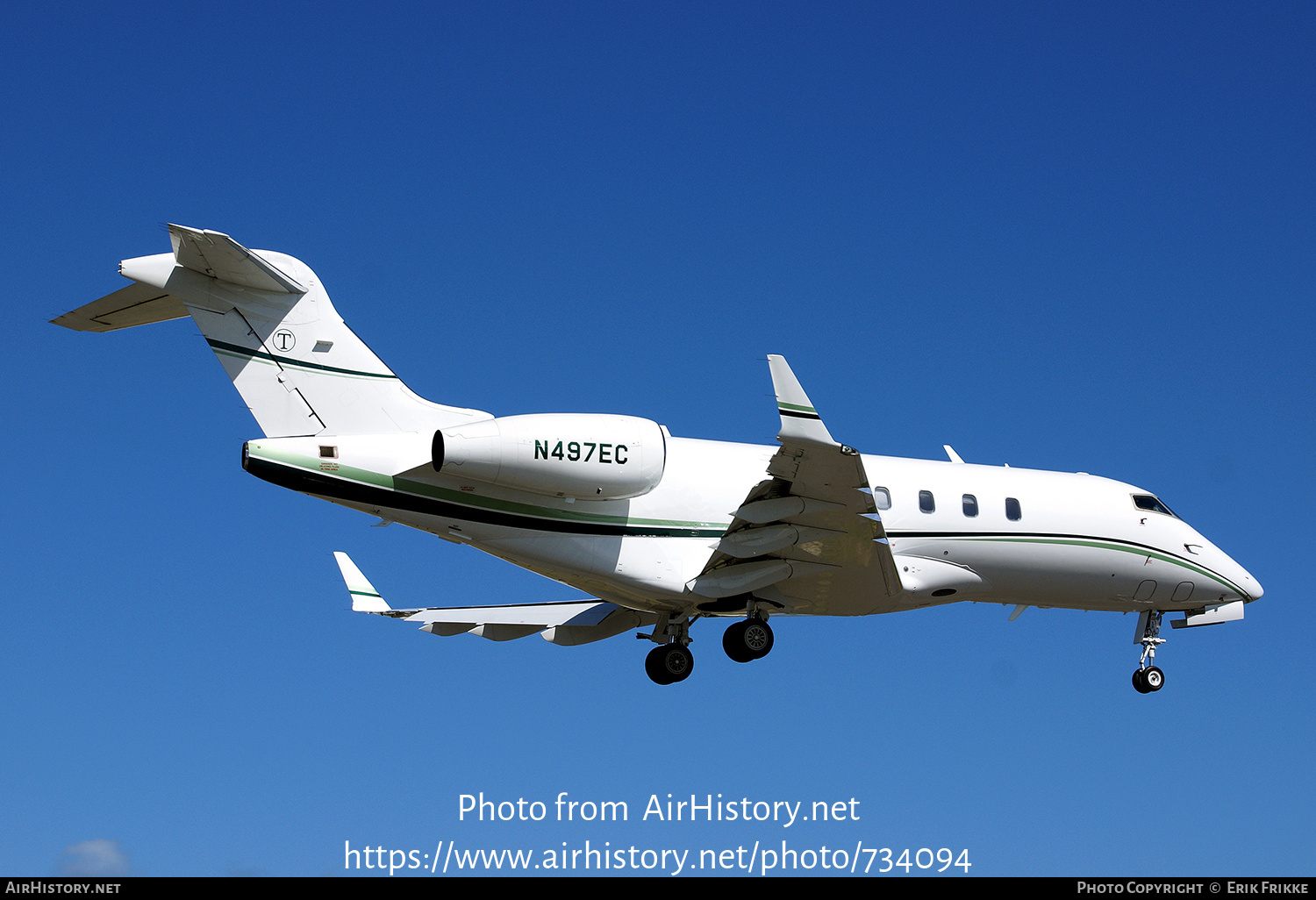 Aircraft Photo of N497EC | Bombardier Challenger 300 (BD-100-1A10) | AirHistory.net #734094