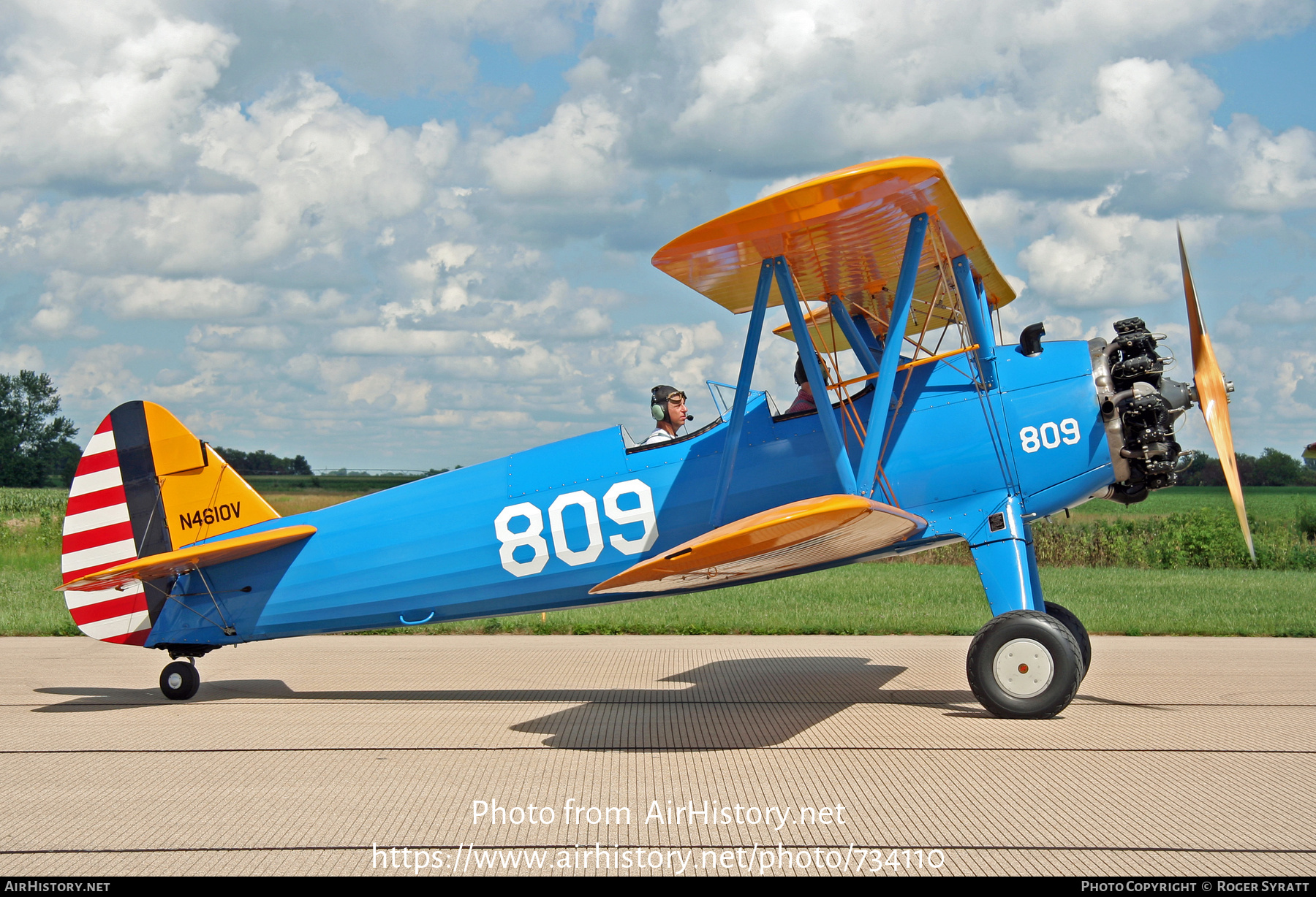 Aircraft Photo of N4610V | Stearman PT-17 Kaydet (A75N1) | USA - Air Force | AirHistory.net #734110