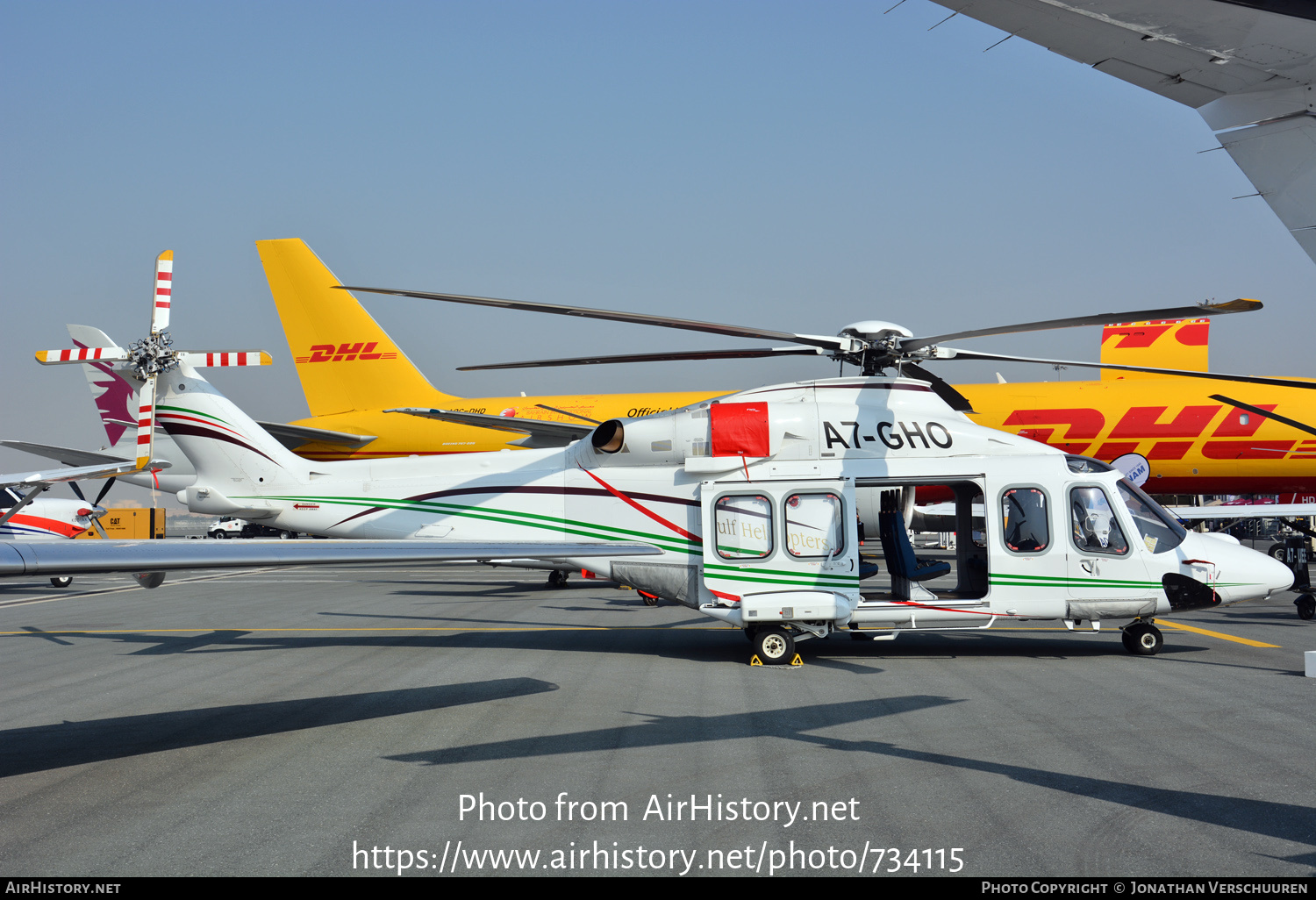 Aircraft Photo of A7-GHO | AgustaWestland AW-139 | Gulf Helicopters | AirHistory.net #734115