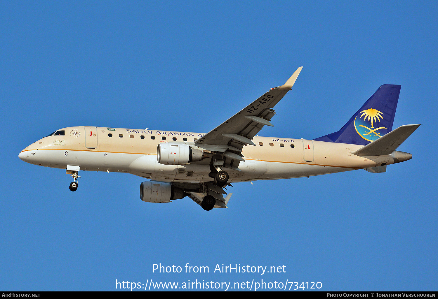 Aircraft Photo of HZ-AEC | Embraer 170LR (ERJ-170-100LR) | Saudi Arabian Airlines | AirHistory.net #734120