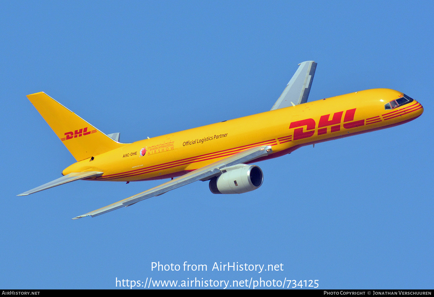 Aircraft Photo of A9C-DHE | Boeing 757-225F | DHL International | AirHistory.net #734125