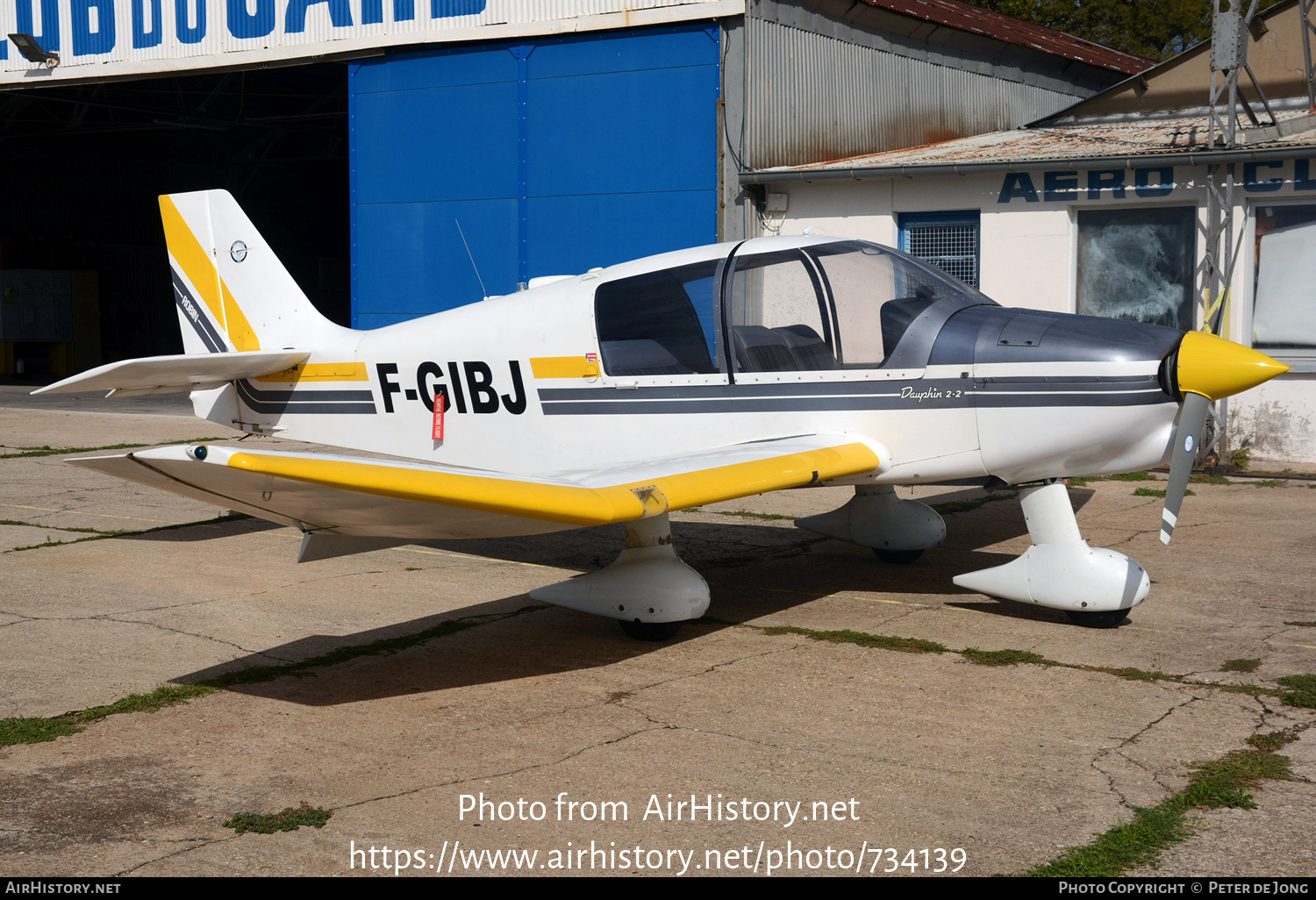 Aircraft Photo of F-GIBJ | Robin DR-400-120 Dauphin 2+2 | Aéroclub du Gard | AirHistory.net #734139