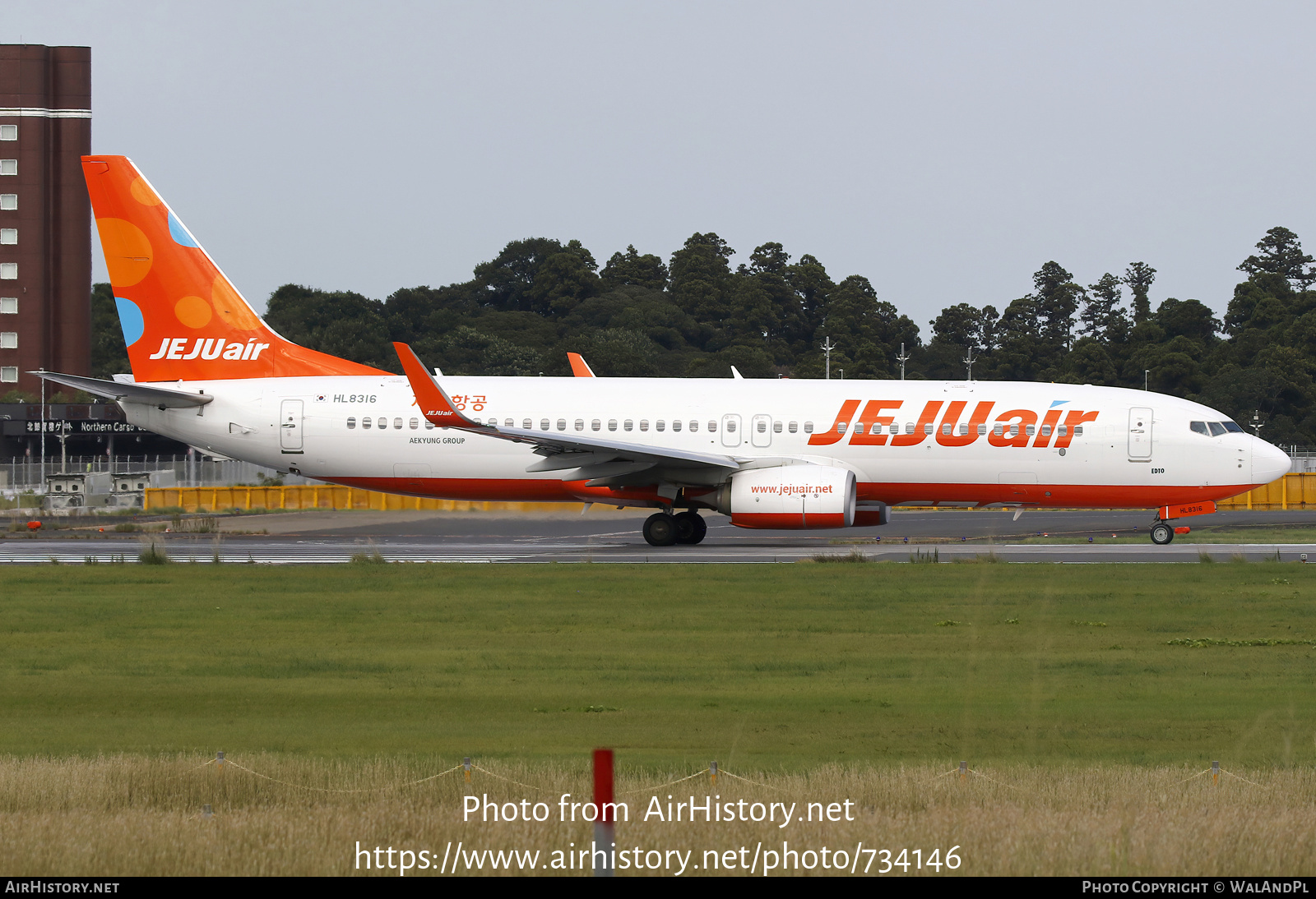 Aircraft Photo of HL8316 | Boeing 737-800 | Jeju Air | AirHistory.net #734146