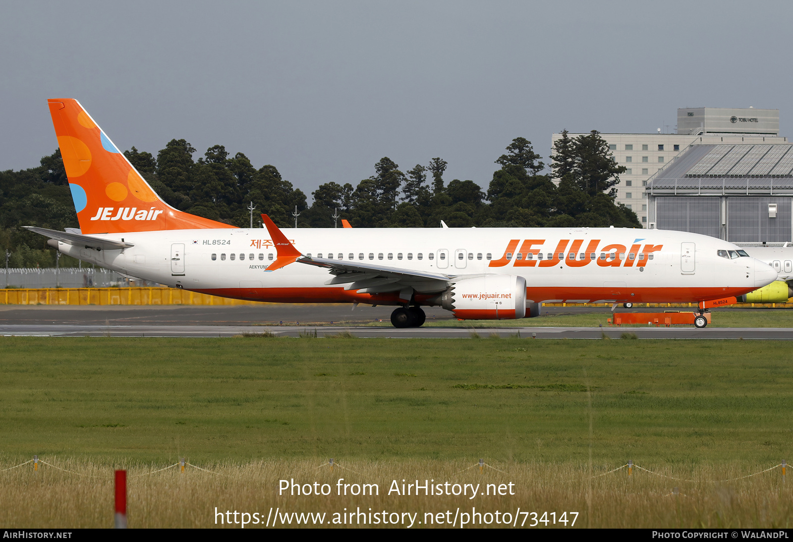 Aircraft Photo of HL8524 | Boeing 737-8 Max 8 | Jeju Air | AirHistory.net #734147