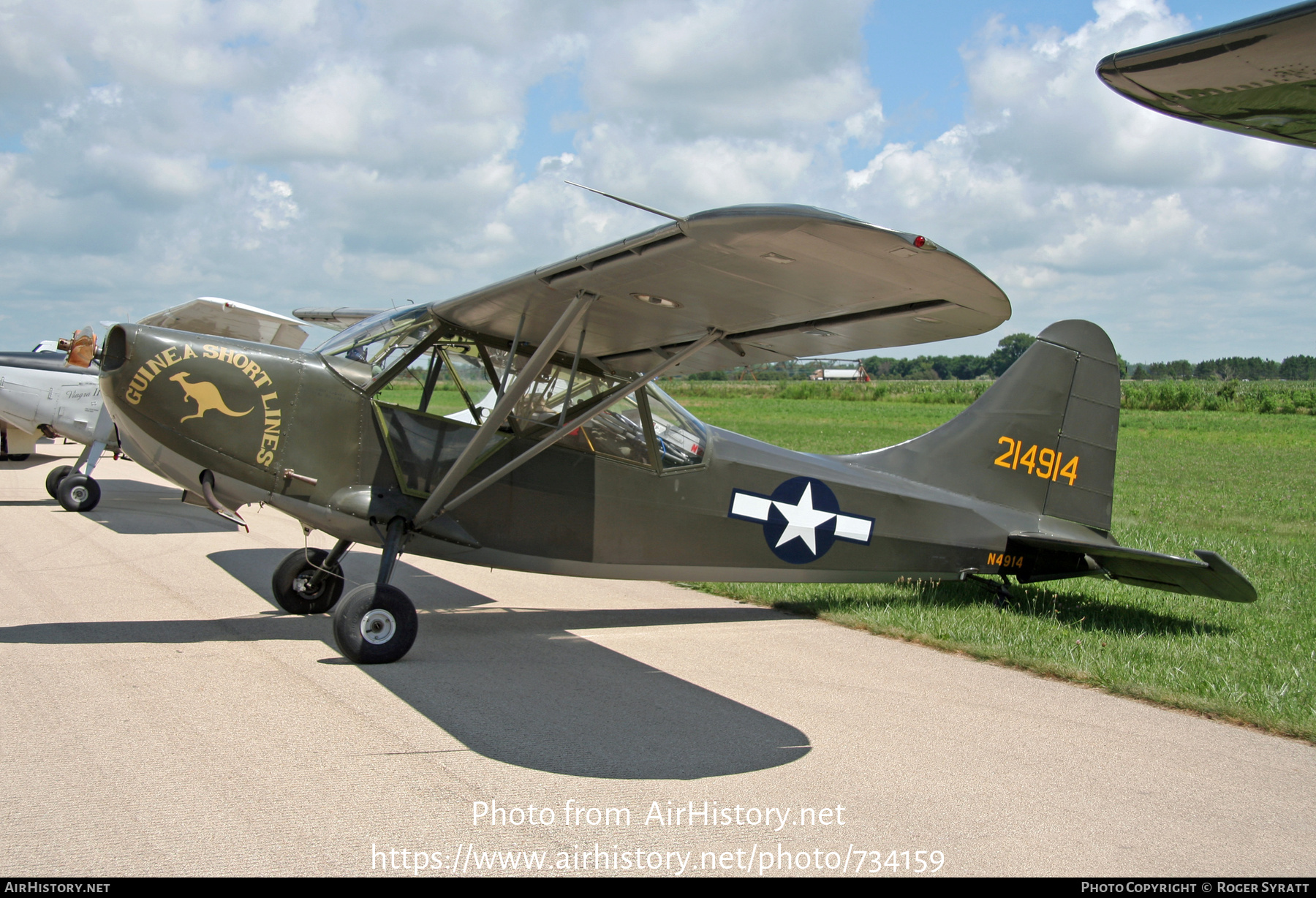 Aircraft Photo of N4914 / 214914 | Stinson L-5 Sentinel | USA - Air Force | AirHistory.net #734159