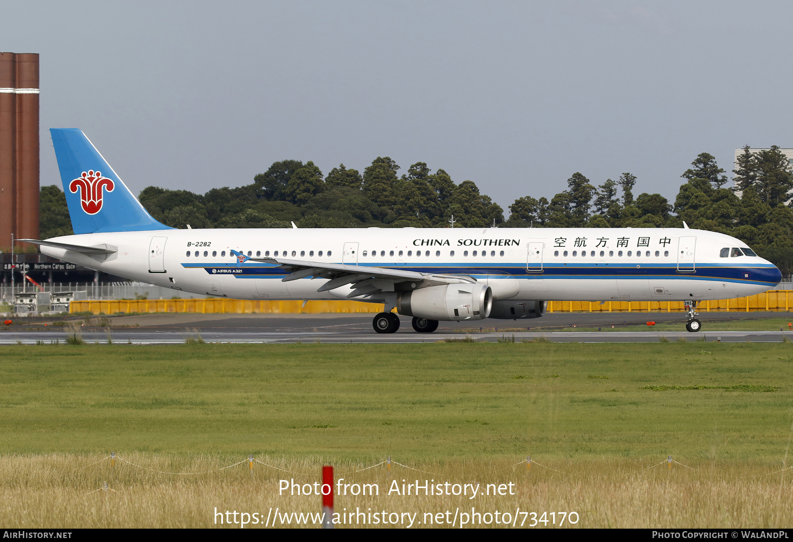 Aircraft Photo of B-2282 | Airbus A321-231 | China Southern Airlines | AirHistory.net #734170