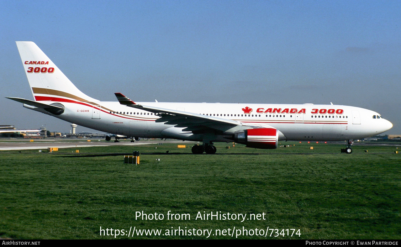 Aircraft Photo of C-GGWB | Airbus A330-202 | Canada 3000 | AirHistory.net #734174