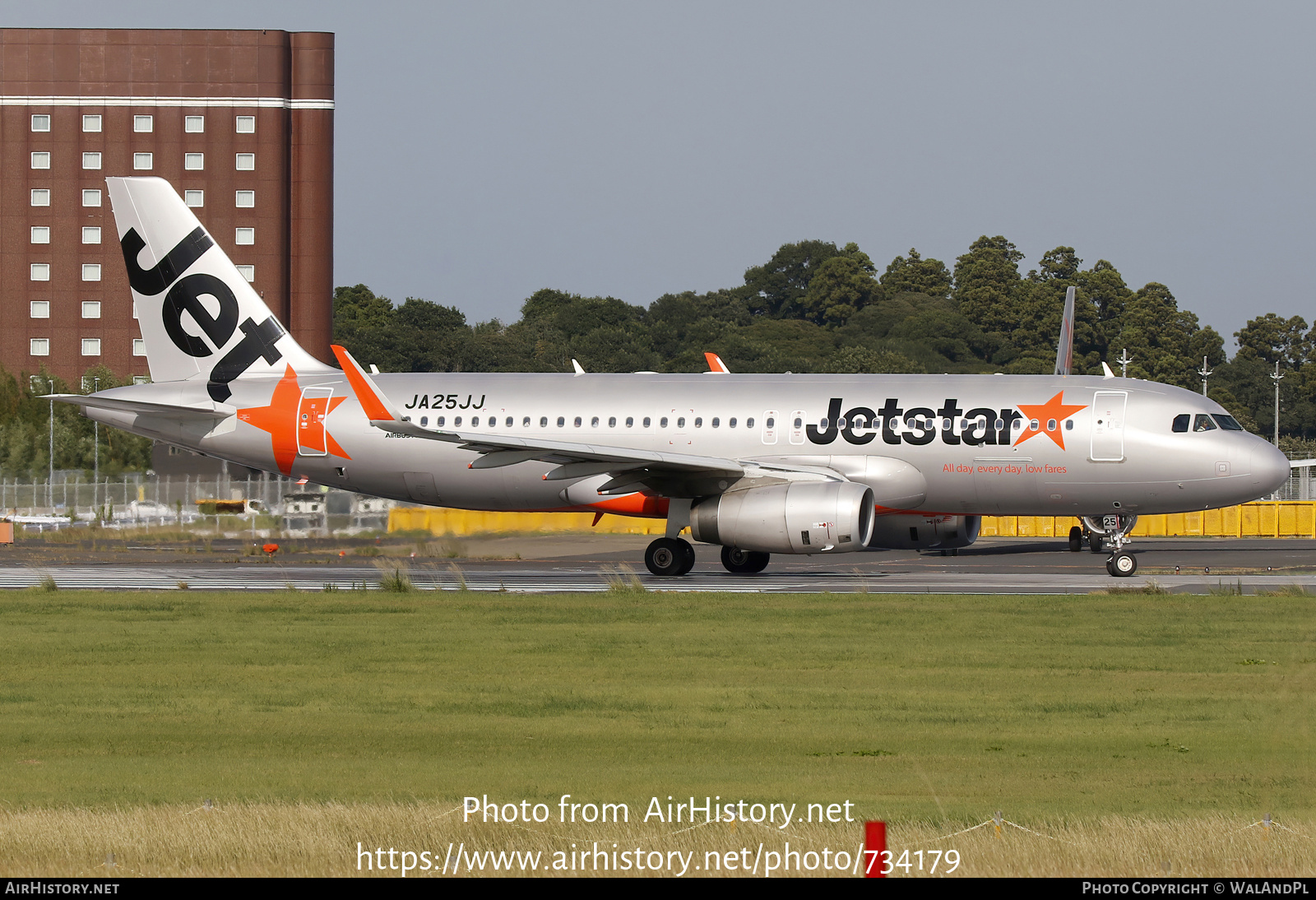 Aircraft Photo of JA25JJ | Airbus A320-232 | Jetstar Airways | AirHistory.net #734179