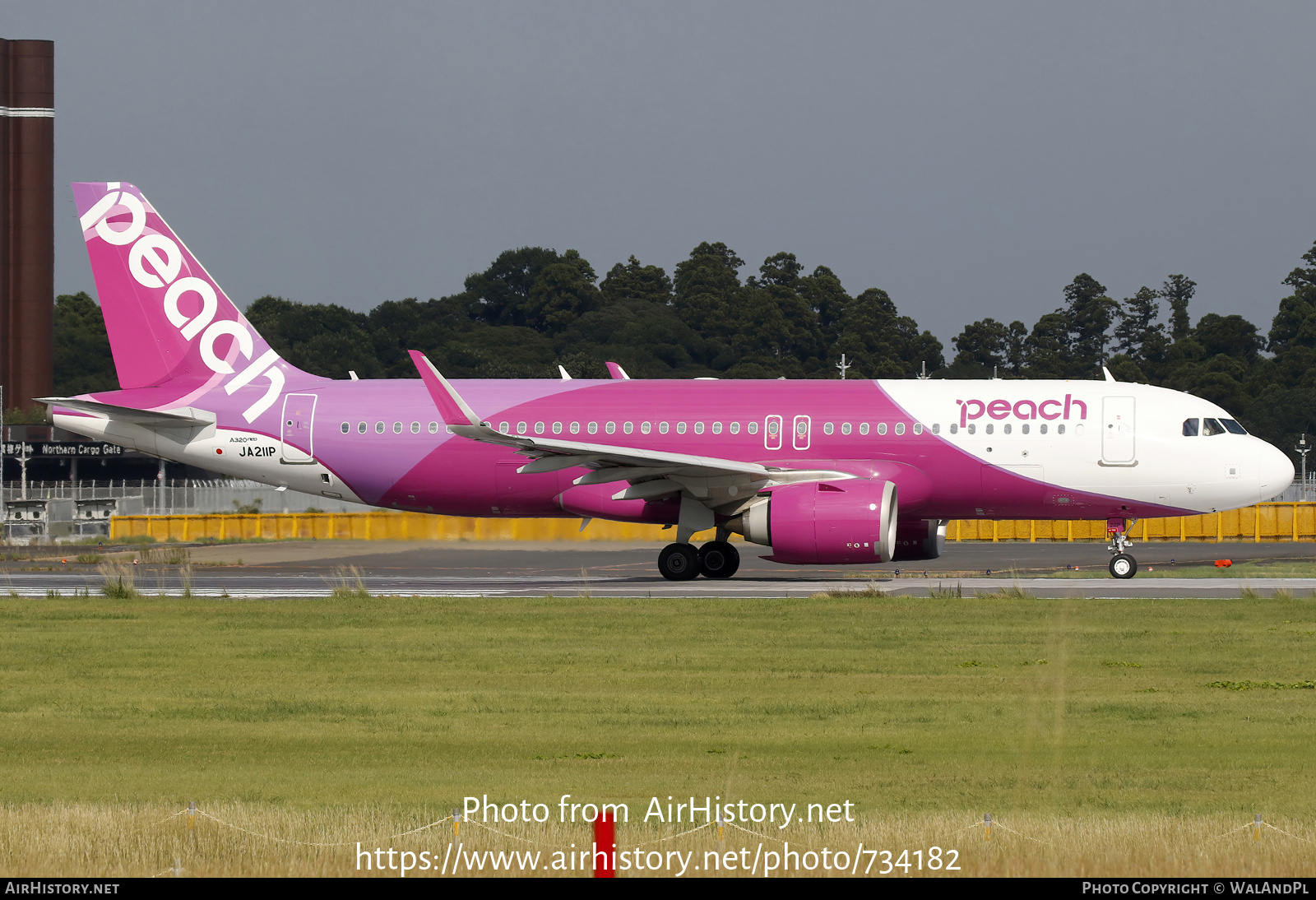 Aircraft Photo of JA211P | Airbus A320-251N | Peach Aviation | AirHistory.net #734182