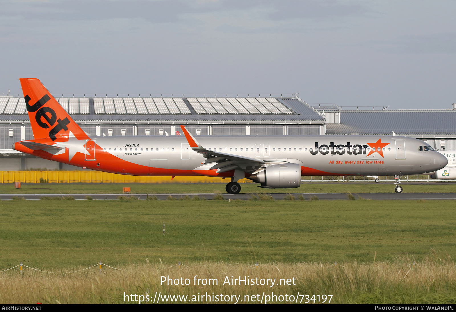 Aircraft Photo of JA27LR | Airbus A321-251NX | Jetstar Airways | AirHistory.net #734197