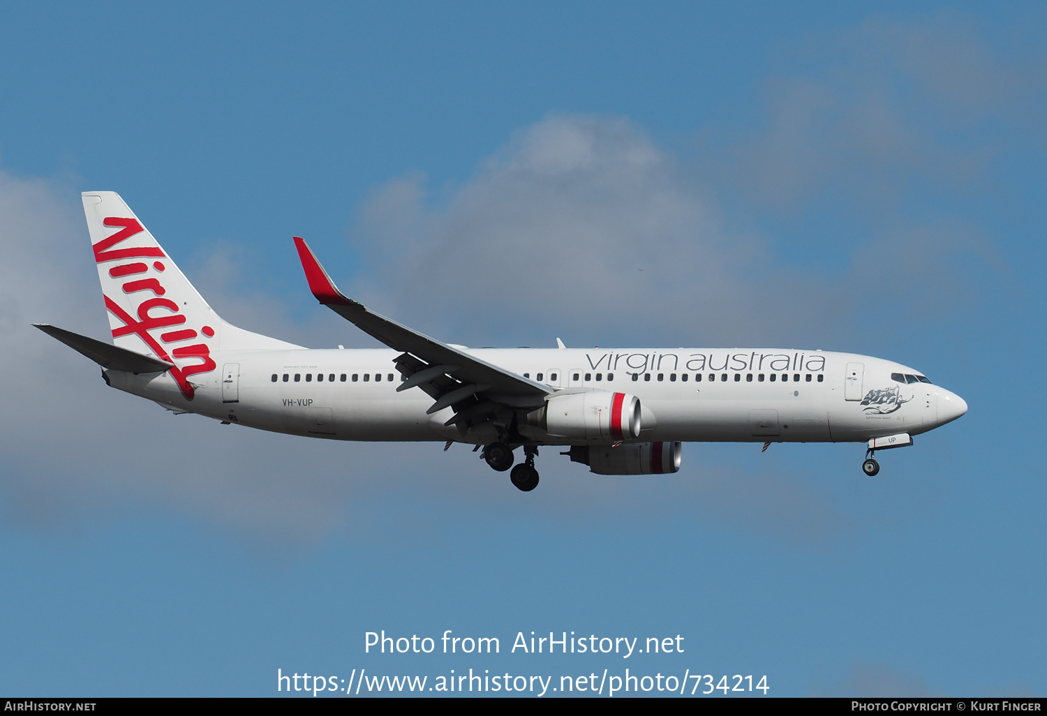 Aircraft Photo of VH-VUP | Boeing 737-8FE | Virgin Australia Airlines | AirHistory.net #734214