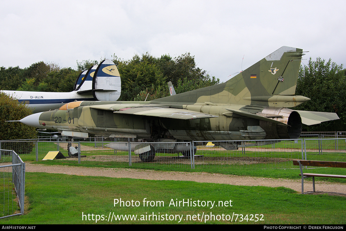 Aircraft Photo of 2001 | Mikoyan-Gurevich MiG-23MF | Germany - Air Force | AirHistory.net #734252