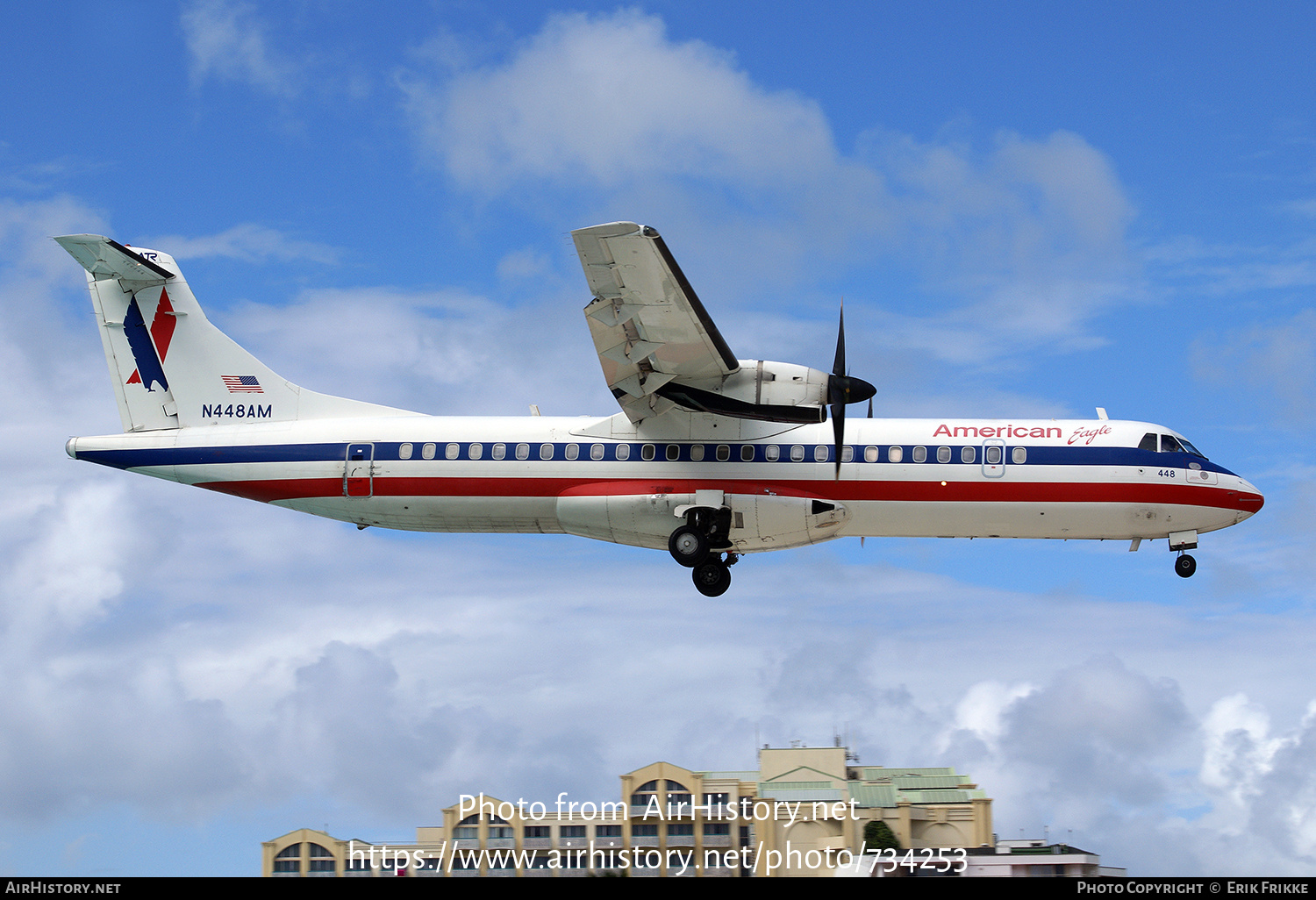 Aircraft Photo of N448AM | ATR ATR-72-212 | American Eagle | AirHistory.net #734253