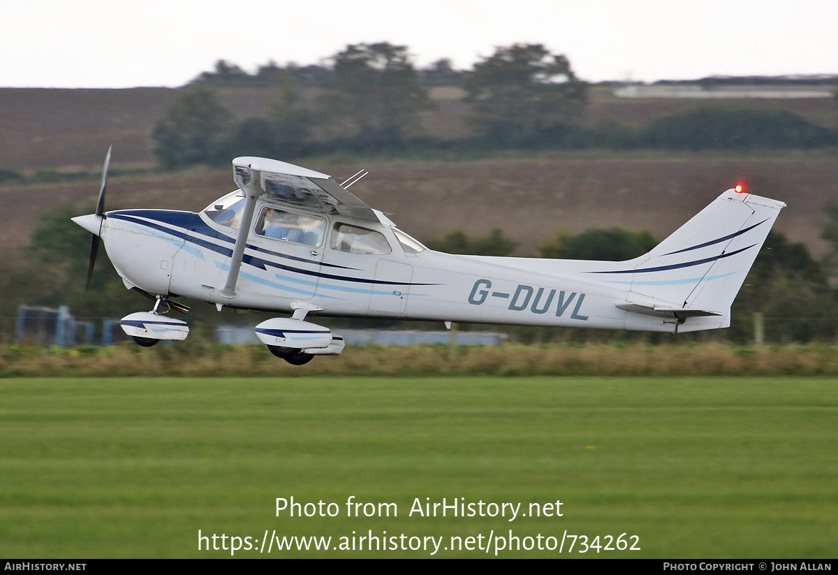 Aircraft Photo of G-DUVL | Reims F172N Skyhawk 100 | AirHistory.net #734262