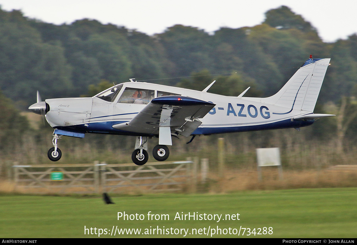 Aircraft Photo of G-AZOG | Piper PA-28R-200 Cherokee Arrow II | AirHistory.net #734288