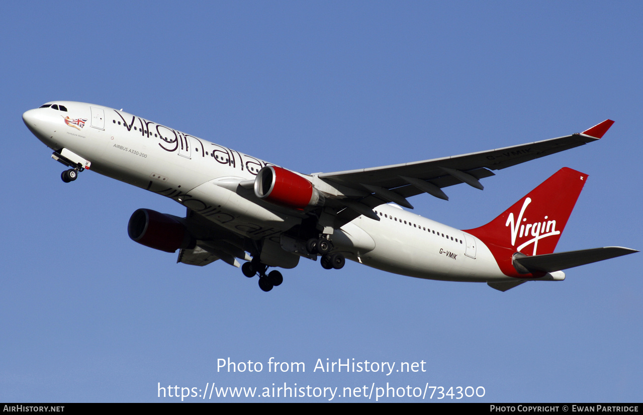 Aircraft Photo of G-VMIK | Airbus A330-223 | Virgin Atlantic Airways | AirHistory.net #734300